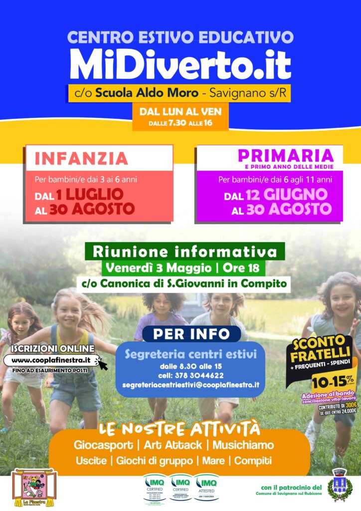 Centro Estivo Savignano Primaria & Infanzia